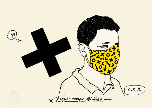 Joël Hubaut 2020, Projet de masque épidémik